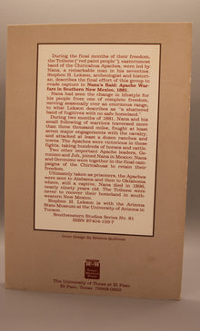 Nana’s Raid, Apache Warfare in Southern New Mexico 1881
