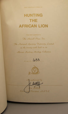 Hunting the African Lion